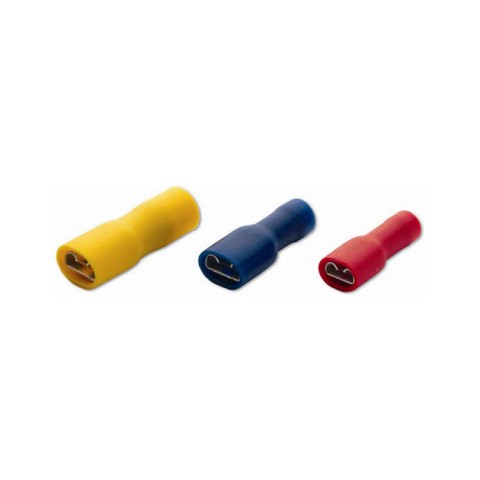 TAM İZOLELİ DİŞİ FASTON TİP KABLO UÇLARI 0.50-1.50MM