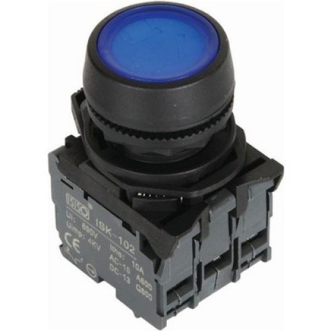 IŞIKLI YAYLI BUTONLAR ( SARI) 220V AC