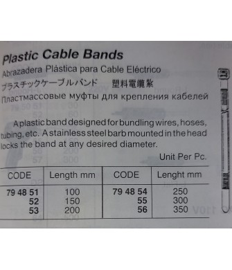 KABLO BAĞI SİYAH 200x4,8 mm, 794852